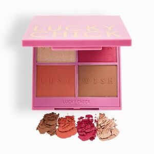 Lucky Chick Radiant Blush Quad - Coral, Rose, Bronze